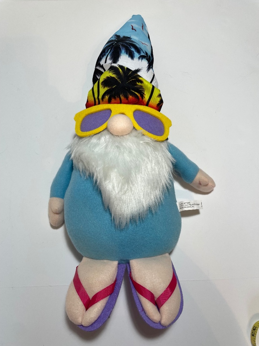 Coastal Summer Beach Gnome Plush Like New